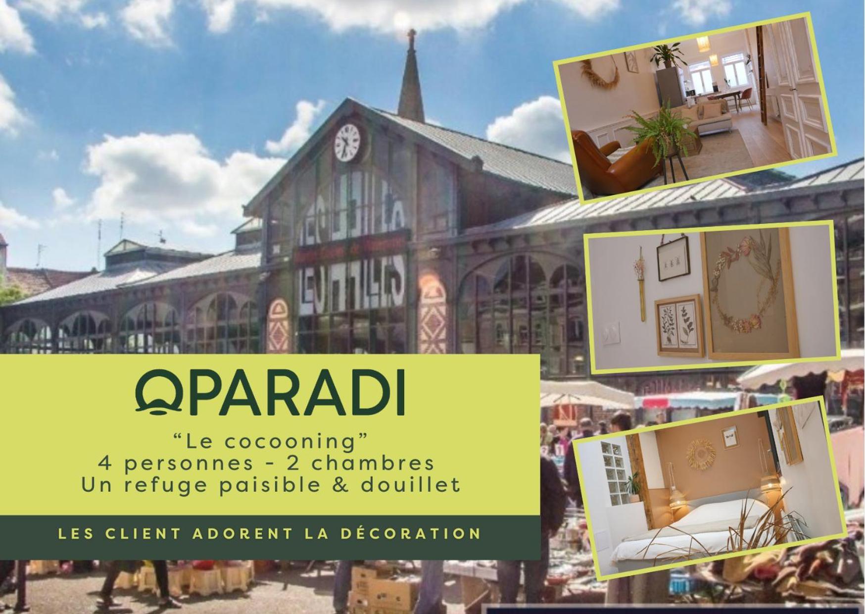 Oparadi "Le Coconing" En Plein Coeur Du Marche De Wazemmes Lille Exterior foto